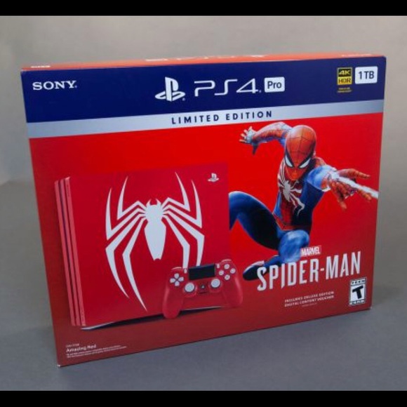 spiderman ps4 console